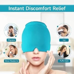 Cool Relief Migraine Hat | Stress & Headache Relief for Calm Mind & Relaxation